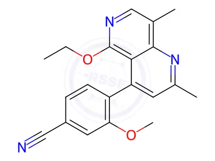 Chemical structure of Finerenone Impurity 107