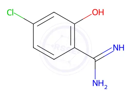 Chemical structure of 4-Chloro-2-hydroxybenzimidamide