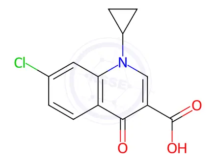 Chemical structure of Ciprofloxacin Impurity 8