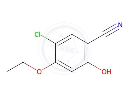 Chemical structure of 5-Chloro-4-ethoxy-2-hydroxybenzonitrile