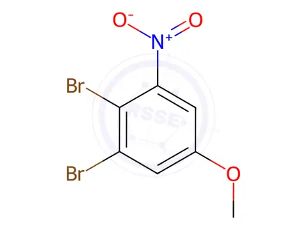 Chemical structure of 1,2-Dibromo-5-methoxy-3-nitrobenzene