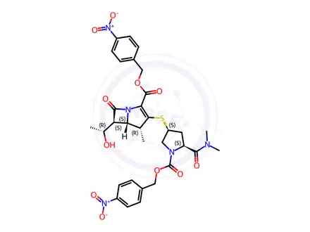 Chemical structure of Meropenem Impurity 30