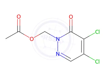 Chemical structure of (4,5-Dichloro-6-oxopyridazin-1(6H)-yl)methyl acetate