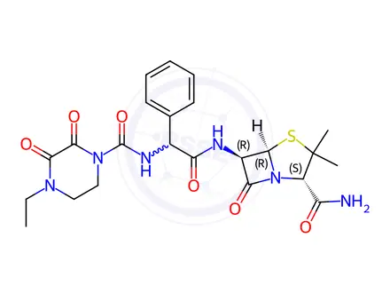 Chemical structure of Piperacillin Sodium Impurity 36