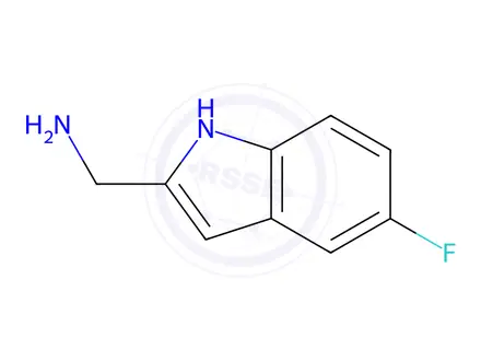 Chemical structure of (5-Fluoro-1H-indol-2-yl)methanamine