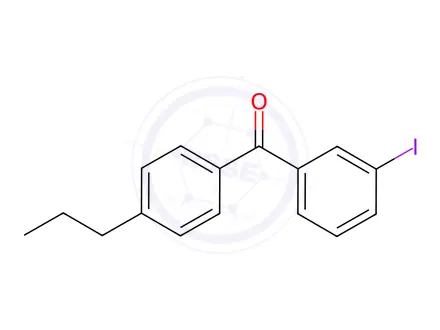Chemical structure of (3-Iodophenyl)(4-propylphenyl)methanone