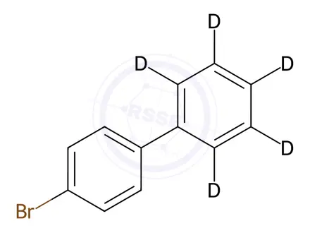 Chemical structure of 4-Bromo-1,1'-biphenyl-2',3',4',5',6'-d5