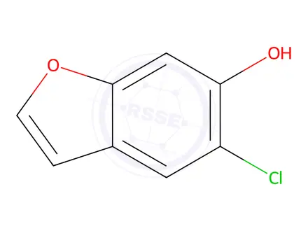Chemical structure of 5-Chlorobenzofuran-6-ol