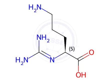 Chemical structure of Arginine Impurity 59