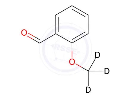 Chemical structure of 2-Methoxy-d3-benzaldehyde