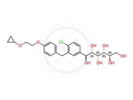Chemical structure of Bexagliflozin Impurity 9