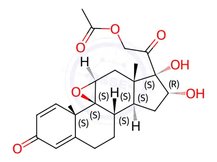 Chemical structure of Budesonide Impurity 78