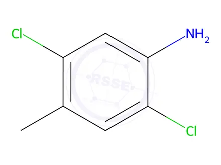 Chemical structure of 2,5-dichloro-4-methylaniline