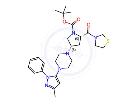 Chemical structure of Teneligliptin Impurity B