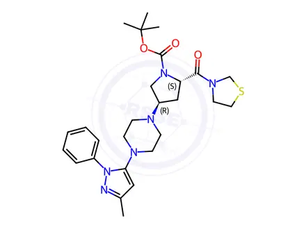 Chemical structure of Teneligliptin Impurity 8