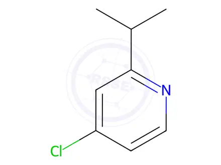 Chemical structure of 4-chloro-2-isopropylpyridine