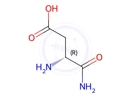 Chemical structure of (R)-3,4-Diamino-4-oxobutanoic acid hydrochloride
