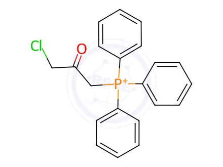 Chemical structure of (4-Chloro-3-oxobut-1-en-1-yl)triphenylphosphonium chloride