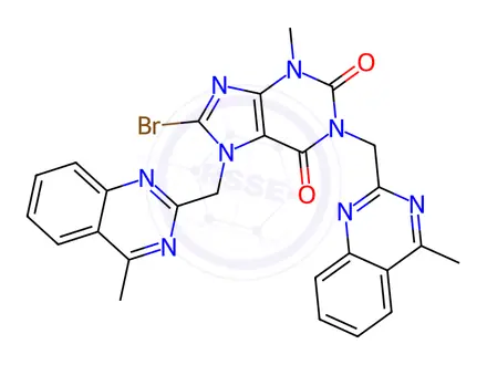 Chemical structure of Linagliptin Impurity 3