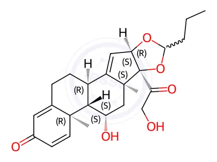Chemical structure of Budesonide EP Impurity E