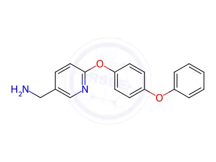 Chemical structure of (6-(4-Phenoxyphenoxy)pyridin-3-yl)methanamine