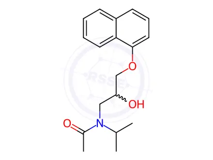 Chemical structure of Propranolol Impurity 1