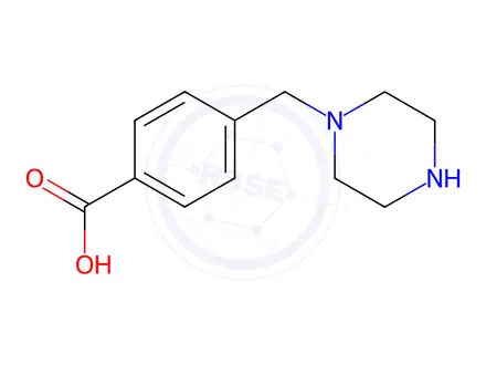 Chemical structure of 4-(Piperazinomethyl)benzoic Acid dihydrochloride