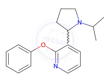 Chemical structure of 3-(1-Isopropylpyrrolidin-2-yl)-2-phenoxypyridine