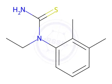 Chemical structure of Thiourea, N-(2,3-dimethylphenyl)-N-ethyl-