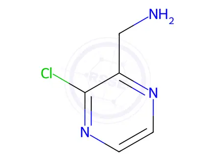 Chemical structure of (3-Chloropyrazin-2-yl)methanamine dHCl