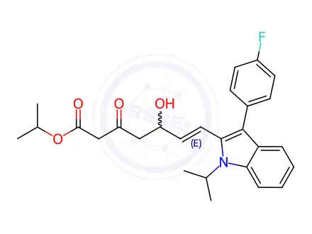 Chemical structure of Fluvastatin Impurity 4