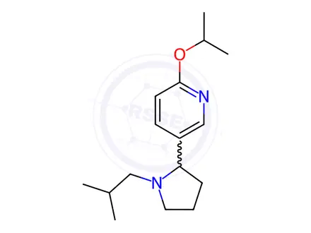 Chemical structure of 5-(1-Isobutylpyrrolidin-2-yl)-2-isopropoxypyridine