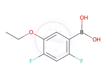 Chemical structure of (5-Ethoxy-2,4-difluorophenyl)boronic acid