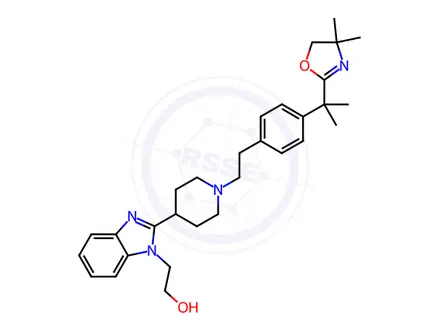 Chemical structure of Bilastine Impurity 32