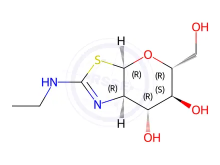 Chemical structure of Thiamet-G