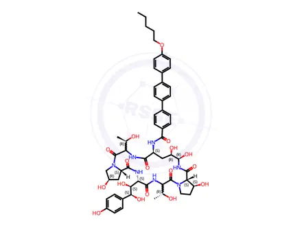 Chemical structure of Anidulafungin Impurity 7
