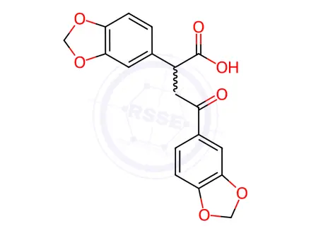 Chemical structure of Piperonal Impurity 1