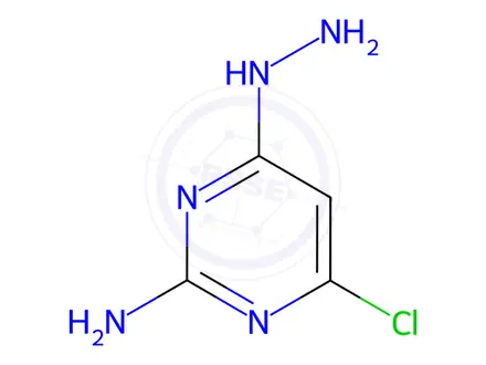 Chemical structure of 4-Chloro-6-hydrazinopyrimidin-2-amine