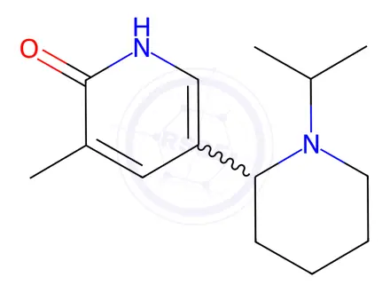 Chemical structure of 5-(1-Isopropylpiperidin-2-yl)-3-methylpyridin-2(1H)-one