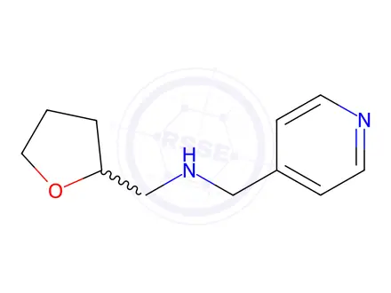 Chemical structure of (oxolan-2-ylmethyl)(pyridin-4-ylmethyl)amine dihydrochloride