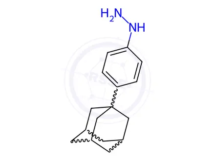 Chemical structure of (4-(Adamantan-1-yl)phenyl)hydrazine hydrochloride