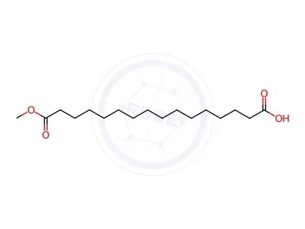 Chemical structure of Hexadecanedioic acid 1-methyl ester