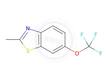 Chemical structure of Benzothiazole, 2-Methyl-6-(trifluoroMethoxy)-