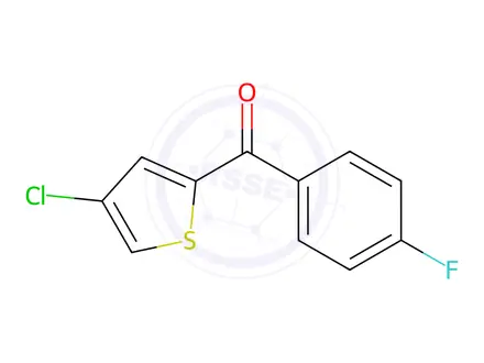 Chemical structure of (4-Chlorothiophen-2-yl)(4-fluorophenyl)methanone