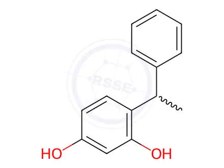 Chemical structure of 4-(alpha-Methylbenzyl)resorcinol
