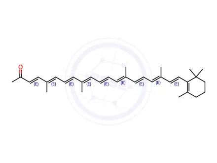 Chemical structure of Carotene Impurity 15