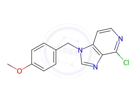 Chemical structure of 4-Chloro-1-(4-Methoxybenzyl)-1h-Imidazo[4,5-C]Pyridine
