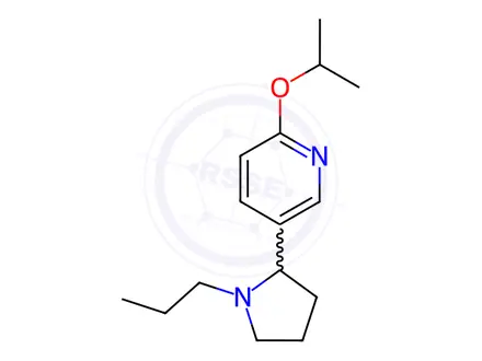 Chemical structure of 2-Isopropoxy-5-(1-propylpyrrolidin-2-yl)pyridine