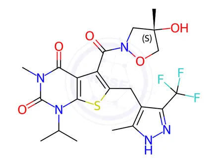 Chemical structure of AZD3965