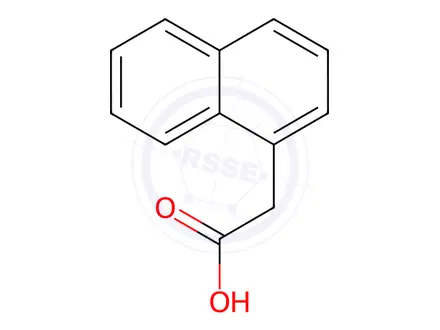 Chemical structure of 1-Naphthyl acetic acid